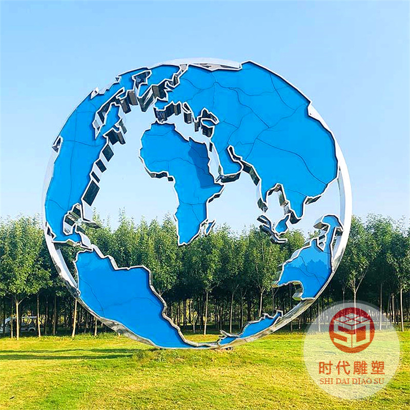 不銹鋼雕塑定制戶外園林學校房地產(chǎn)大型景觀地標流水鏡面抽象雕塑