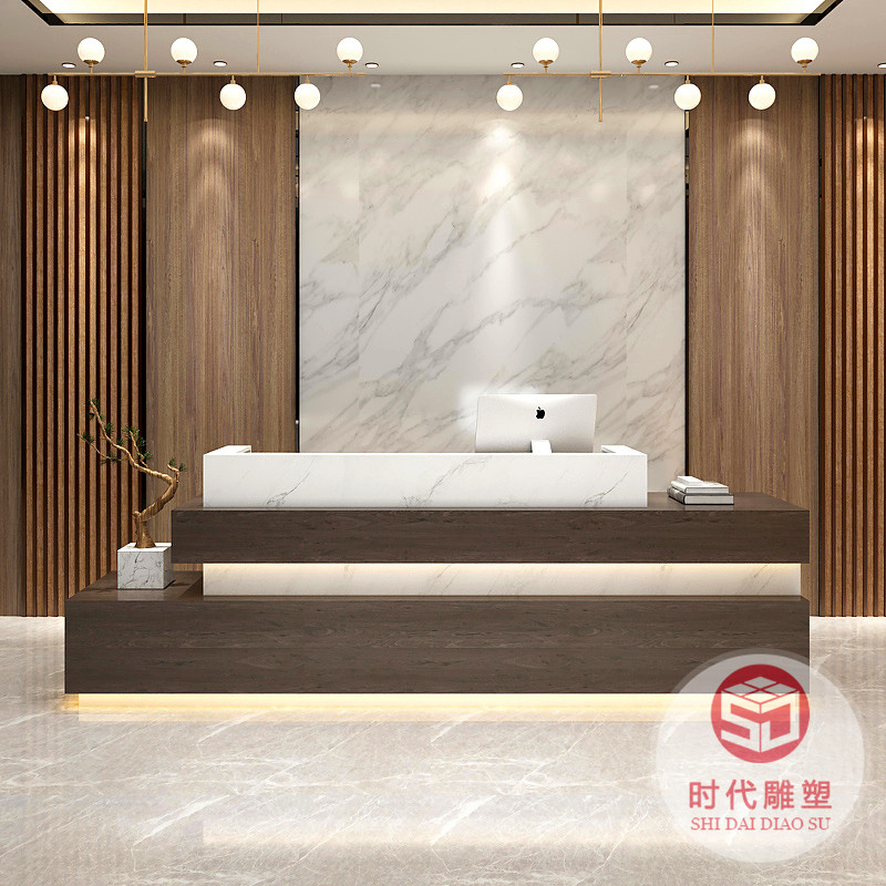異形創(chuàng)意玻璃鋼烤漆前臺(tái)售樓部酒店接待前臺(tái)酒吧吧臺(tái)商場咨詢臺(tái)桌